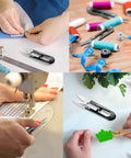2 Pack Bonsai Pruning Scissors For Plants And Crafts Handy Mini Plant Trimmers And Sewing Snips for stitching and embroidery use