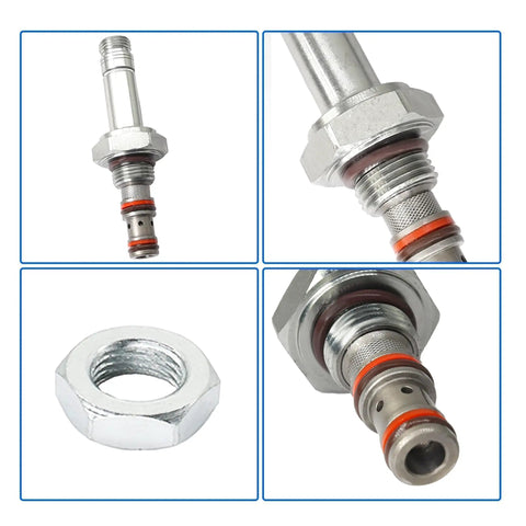 Beefed Up Solenoid Valve Coil And Hydraulic Spool Valve Stem Element Kit For Bobcat Skid Steer Loaders, parts close-up