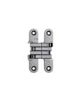 Hidden Zinc Invisible Door Hinge For Wood Or Metal Frames No Pinch Point Mortise Mount Satin Nickel Finish fully concealed