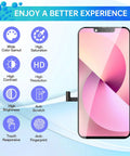 iPhone 13 Mini Screen Replacement Kit 5.4 Inch With 3D Touch LCD Digitizer Full Assembly Front Glass Display and Features