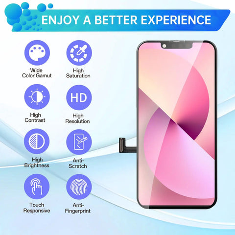 iPhone 13 Mini Screen Replacement Kit 5.4 Inch With 3D Touch LCD Digitizer Full Assembly Front Glass Display and Features