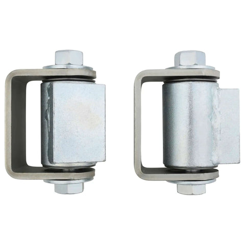 Two Pairs Heavy Duty Weld On Gate Hinges With Sealed Bearings, Adjustable 3.5 To 4 Inch Gap, Zinc Plated
