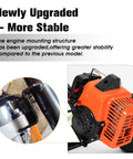 Gas Powered Go Kart 63cc 2.5HP Off Road Kart engine mount upgrade and stable design highlighting frame and motor detail
