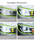 Steps for using 145 Piece 3 Inch Sanding and Polishing Kit for Headlight Restoration With Wet Dry Sanding Discs From 60 to 10000 Grit