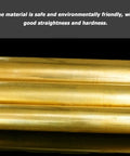 Top Shelf Solid Brass Round Rod 15Mm Diameter By Point Three Meter Length Two Pack Pure Copper Alloy Stock For Diy Metalworking And Electrical Fabrication Hacksaw Friendly Shop Floor Bar close-up showing straightness and finish.