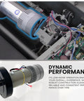 Built Tough Heavy Duty Treadmill DC Drive Motor With Flywheel, 2.80 HP Engine, No Hustle Replacement For NordicTrack And ProForm showing internal assembly.