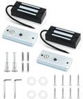 Tough As Nails Electric Magnetic Lock Two Pack with installation hardware including screws and brackets for secure access control.