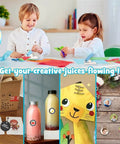 Children crafting; visible One Inch Circle Punch For Paper Crafts And Scrapbooking Upgraded Easy Punch With Large Handle And Visible Blade.
