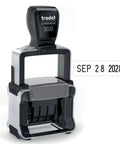 Heavy Duty Self Inking Date Stamp Built Tough For Busy Shops And Stores with date September 28 2028 in compact black design.