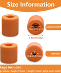 16 Pcs 3D Printer Silicone Bed Leveling Mounts Set With Heat Resistant Spacer Columns In Orange Durable Easy Install