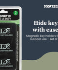 3-Pack Magnetic Key Lock Box Set With Strong Magnets For Car Home And Outdoor Use Hide A Spare Key Package