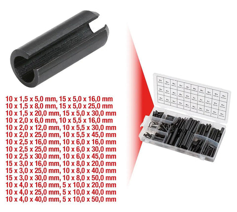 Top Shelf Roll Pins Assortment With 315 Pieces Heavy Duty Steel Fasteners For Your Next Project Built Legit Solid With A Snug Fit No Filler Just Straight Up Dependable Hardware