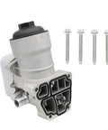 Upgraded Aluminum Oil Cooler Filter Housing Assembly With Gasket For 2012 2013 2014 VW Passat TDI 2.0L Diesel SE SEL Premium Models No Fuss Install