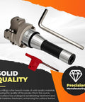 Face Mill Cutter Set With Hard Alloy Inserts R8 FMB22 Plus Accessories for Precision Milling, high-strength cutter head