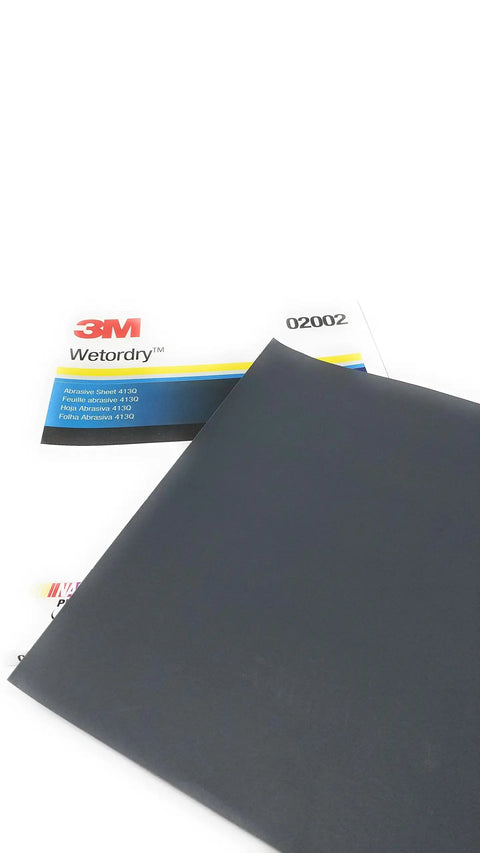 Wetordry Abrasive Sheet 400A Grit For Wet And Dry Sanding, 9x11 Inch Flexible Sanding Paper, packaging and sheet detail