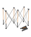 Centipede Folding Work Bench For Garage, Beefy Heavy Duty Collapsible Portable Work Bench, 2x4 Ft Construction Table, frame viewed