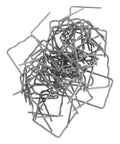 Top Tier 100 Pack Of 0.8mm Steel Welding Staples Perfect For Quick Car Bumper Repairs And Dashboard Fixes Made Easy For DIYers Who Want Pro Results Fast, cluttered pile of steel staples.