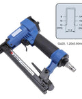 Heavy Duty Pneumatic Brad Nailer And Air Stapler Featuring Split Body And Heat Treated Nozzle for precise wood fastening.