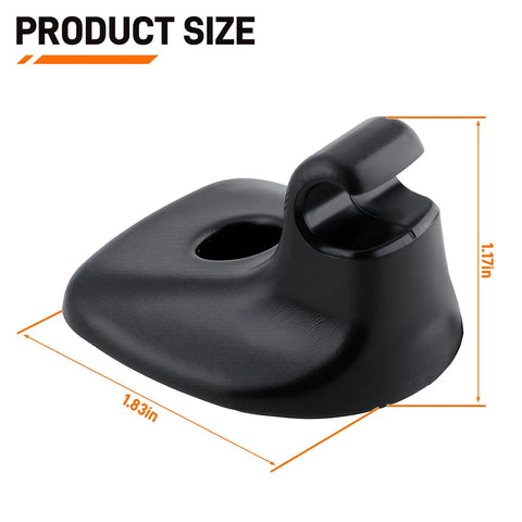Sun Visor Clip Replacement For Chrysler 200 2011-2015 And Dodge Avenger 2011-2014 Black ABS Plastic Visor Hook Support