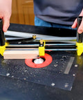 Using Small Workpiece Holder For Router And Tablesaw Safe Secure Grip For Tiny Wood Pieces Quick Setup Keeps Your Hands Free