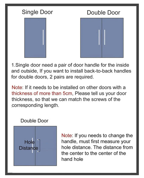 Heavy Duty Built Tough Stainless Steel Push Pull Door Handle For Two Sided Front Patio And Barn Doors 39 Point 4 Inches Black Contemporary Pull Bar Easy Install Drill Two Holes With Longer Screws Included DIY Friendly hole distance guide for single and double doors