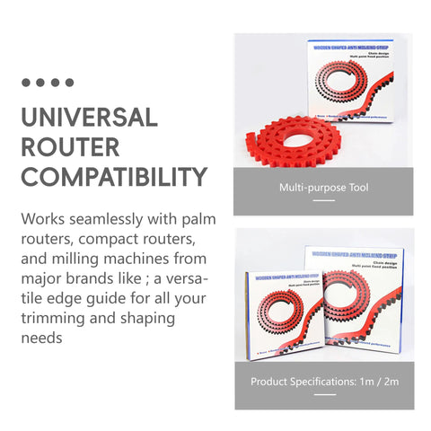 39 Inch Flexible Router Template For Woodworking No Stress Curve Milling Guide Edge Profiling Strip Precision Arc Jig shown with packaging.