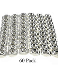 Sliding T Slot Nuts 2020 Series M3 Drop In Pack Of 30 Carbon Steel Nickel Plated Half Round Roll In For 6mm Slot Aluminum Profiles, Ideal For 20x20 Frames, DIY CNC Routers, 3D Printers