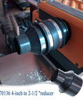 4 Inch To 2-1/2 Inch Dust Hose Reducer Attachment No Fuss For Easy Dust Collection seen on dust collection tool, includes clamps