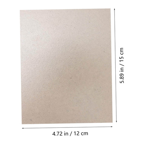 Pro Grade Mica Waveguide Cover, heat resistant insulation plate, dimensions 4.72 x 5.89 inches, oil resistant replacement part