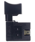 Side view of Miter Saw Replacement Switch 375115 For C12FDH C12FDHSM C12RSH2M, black plastic power control component.
