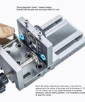 Self Centering Dowel Jig Kit With Quick Release Clamp And Aluminum Drill Guide For Woodworking