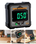 Tough As Nails Digital Angle Finder Crisp Readings Electronic Protractor showing 0.50° angle for precise measurements in steel projects.