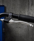 Premium Hydraulic Brake Lever For E Bike Scooter And Motorcycle Left Or Right Handle Silver Finish Easy Install Perfect Fix For Your Ride on black handlebar