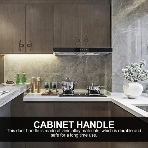 Modern kitchen with 4 pack zinc alloy cabinet handles set with vintage wardrobe drawer pulls built to last rustproof cupboard door knobs.