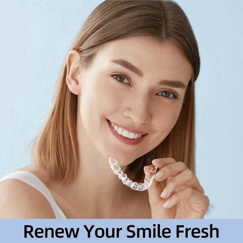 Pro Grade Retainer And Dental Appliance Ultrasonic Cleaner With Three Cleaning Modes 42000 Hz High Frequency Cleaning 20W Power 230 ml Tank White YKL At Home with clear aligner