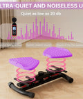 440 Lbs Weight Capacity Waist Twister Machine for Slim Waist and Core with Smart LED Display Performance Ultra Quiet 20dB