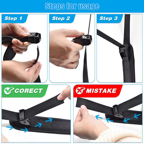 Instructions for using Nordic Hamstring Strap For Bench Training Go To Easy Nordic Curl Strap For Stronger Hamstrings Leg Workout Accessory