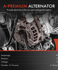 Plug And Play 90 Amp 12V Alternator For Hyundai Elantra 2007 2012 And Kia Soul 2010 2011 Plus Spectra Spectra5 2007 2009 With 4 Groove Pulley And Clockwise Rotation Replacement 3730023650 2655635 installed in engine
