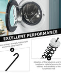 Universal Washer Suspension Rod Kit Front Load Easy Install No Fuss Replacement W10780045 near open washer door