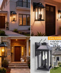 Super Bright Solar Porch Lights With Smart Motion Sensor Sconce Natch Kicks On Yard Fence And Patio For Straight Up Security And Super Fly Nighttime Glow mounted near a doorway, showcasing easy installation.