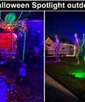 Outdoor 24W RGB Landscape Lights With Transformer And Remote 12 Colors And 19 Modes Weatherproof lighting Halloween setup