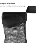 Brass Shell Catcher For Rifle With Nylon Mesh Quick Unload Zippered Bottom Heat Resistant Mesh 45 Degree Right Side Wire Frame
