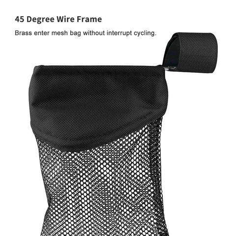 Brass Shell Catcher For Rifle With Nylon Mesh Quick Unload Zippered Bottom Heat Resistant Mesh 45 Degree Right Side Wire Frame
