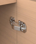 Installed Soft Close Cabinet Hinges 10 Pack 90 Degree Surface Mount No Pre Drill Quiet Frameless Concealed Kitchen Cupboard Hinges