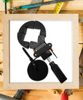 Right Angle Woodworking Clamp With Strong Clamping Power Precise Positioning Frame Holder for Picture Frames on wood background