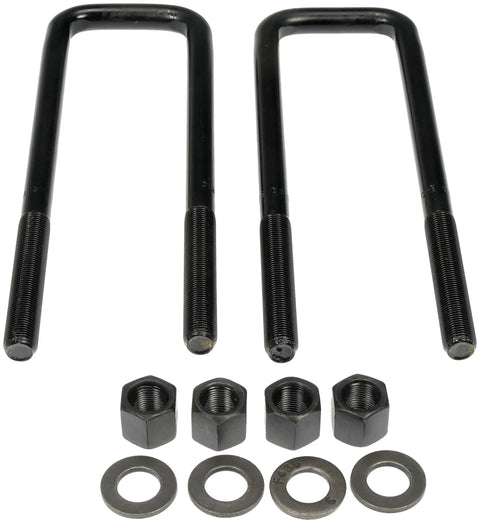 Rear Leaf Spring Axle U-Bolt Kit For Select Cadillac Chevrolet GMC Models, Built To Last Heavy Duty Hardware To Secure Leaf Springs To The Axle