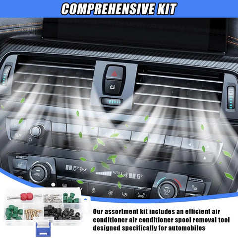 Real Deal Auto Air Conditioning Service Kit With Beefy Hoses Tough Gaskets And Quick Swap Valve Core Extractors For Slapping Together A Tight Fit On Any Ride You Drive
