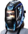 Pro Grade Auto Darkening Welding Helmet With True Color Solar Power 4 Arc Sensors Wide Shade Range 4 To 5 8 To 9 13 Welder Mask