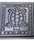 Turtle Stepping Stone Mold For Garden Pathways, Durable ABS Plastic Concrete Mold For DIY Cement Tiles, Reusable One Mold Lets You Cast Multiple Turtle Tiles, 11.81 By 11.81 Inches, S41
