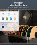 Intelligent Identification display with ACE Pro Multi Color Filament Dryer Box for Kobra 3 Max in use